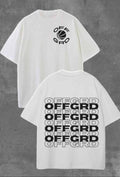 T-shirt blanc à motif graphique OFFGRD de basket-ball