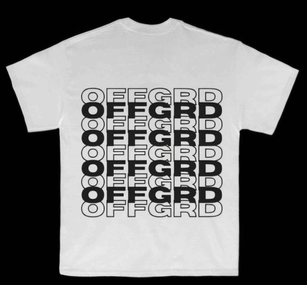 T-shirt blanc à motif graphique OFFGRD de basket-ball