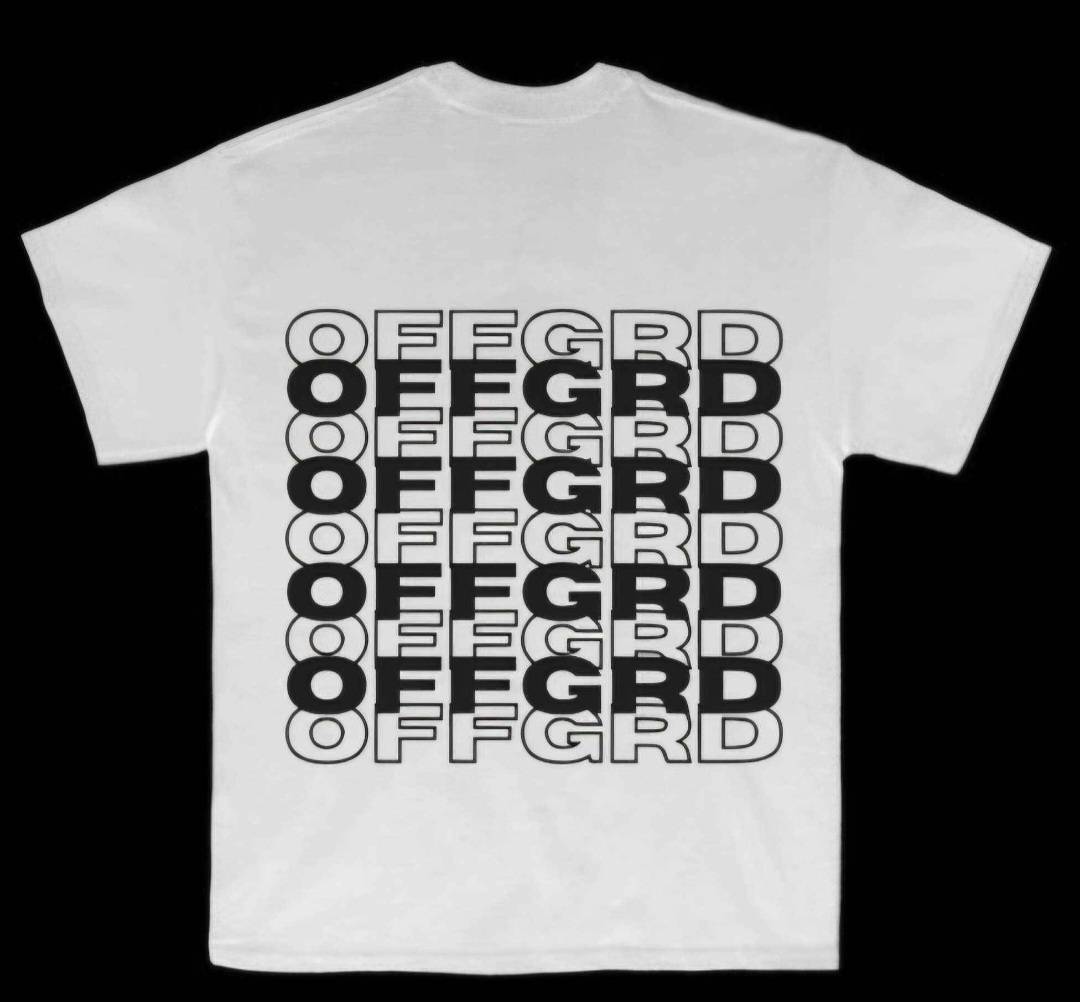 White OFFGRD Basketball Graphic T-Shirt