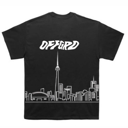 OFF GRD Black T-shirt Toronto Skyline