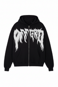 Black Flame Hoodie Front