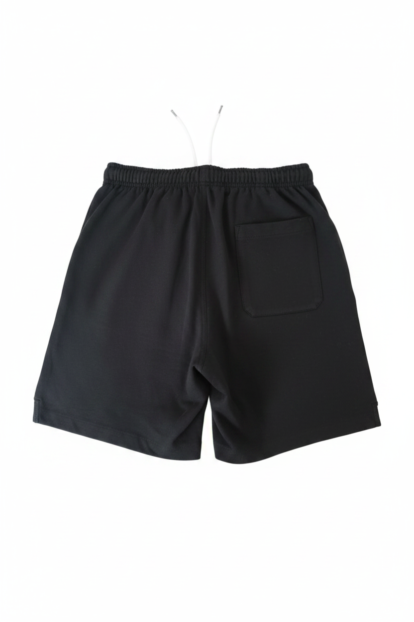 Black Flame Shorts Back