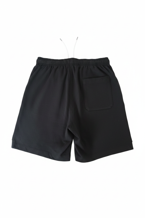 Black Flame Shorts Back