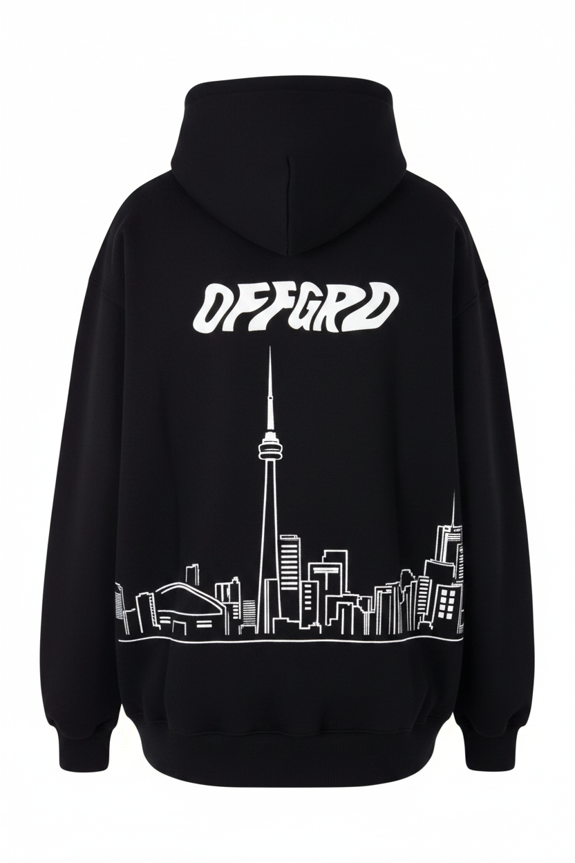 Black Hoodie Back