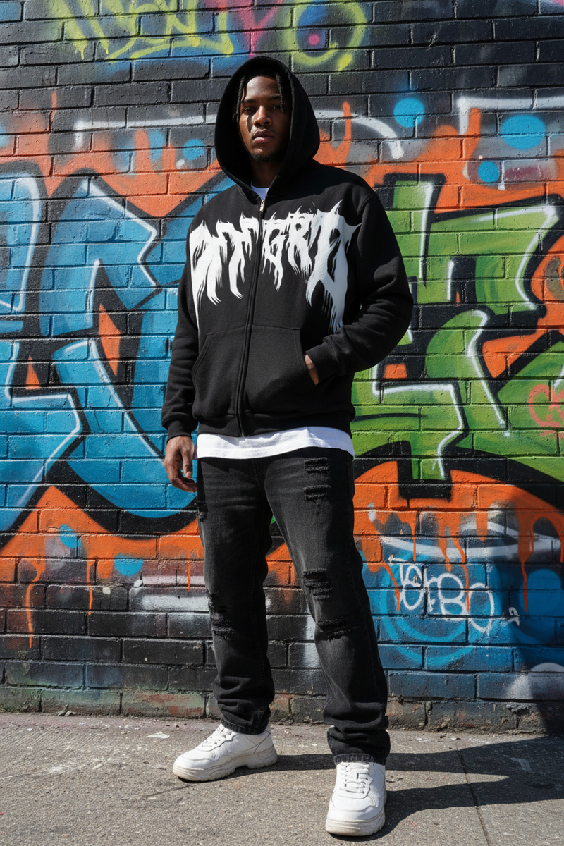 Black Hoodie Graffiti