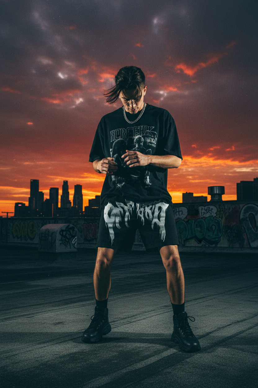 Black Shorts Rooftop