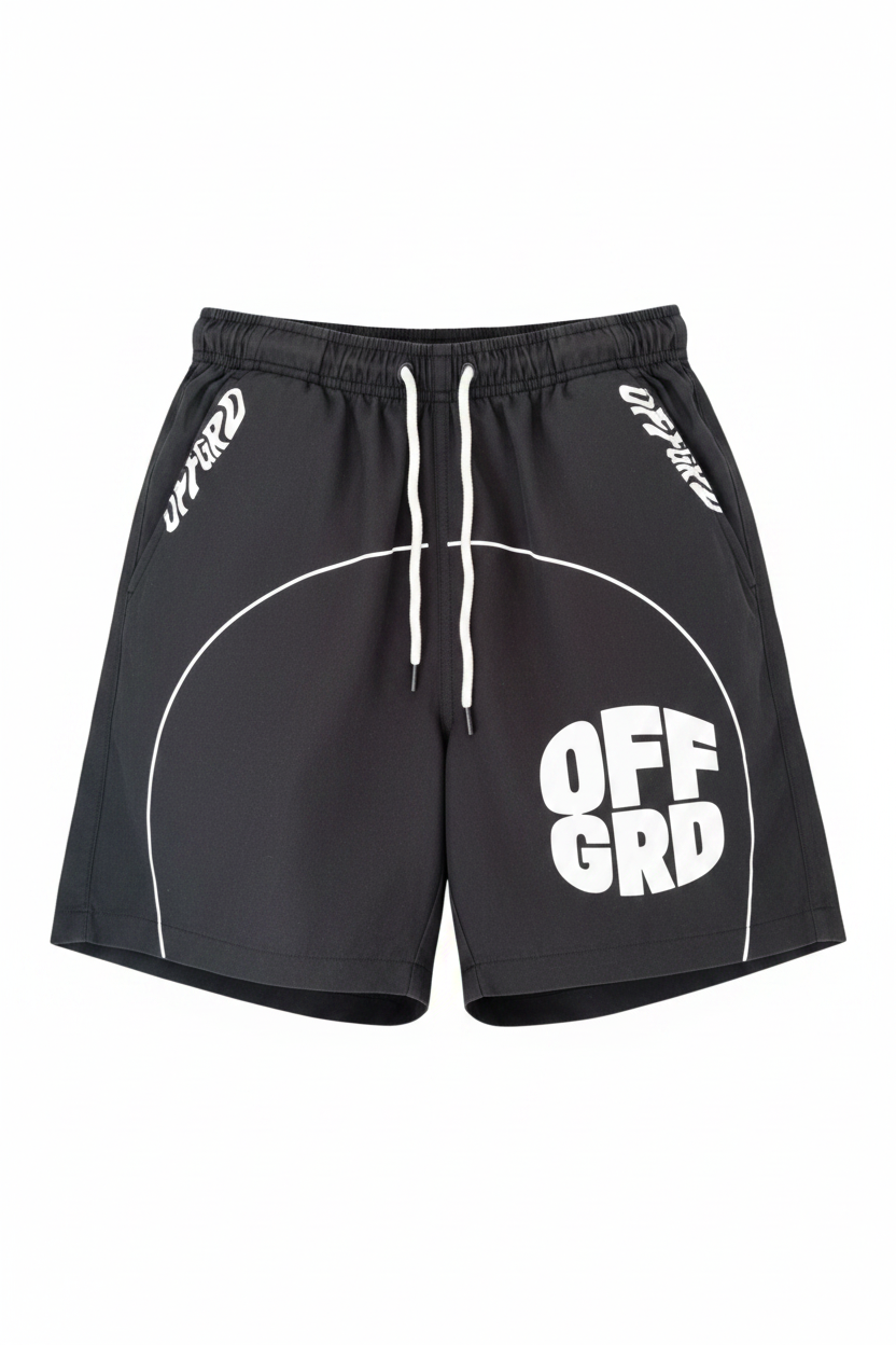Dark Grey Shorts Front