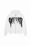 Flame Hoodie Front White BG