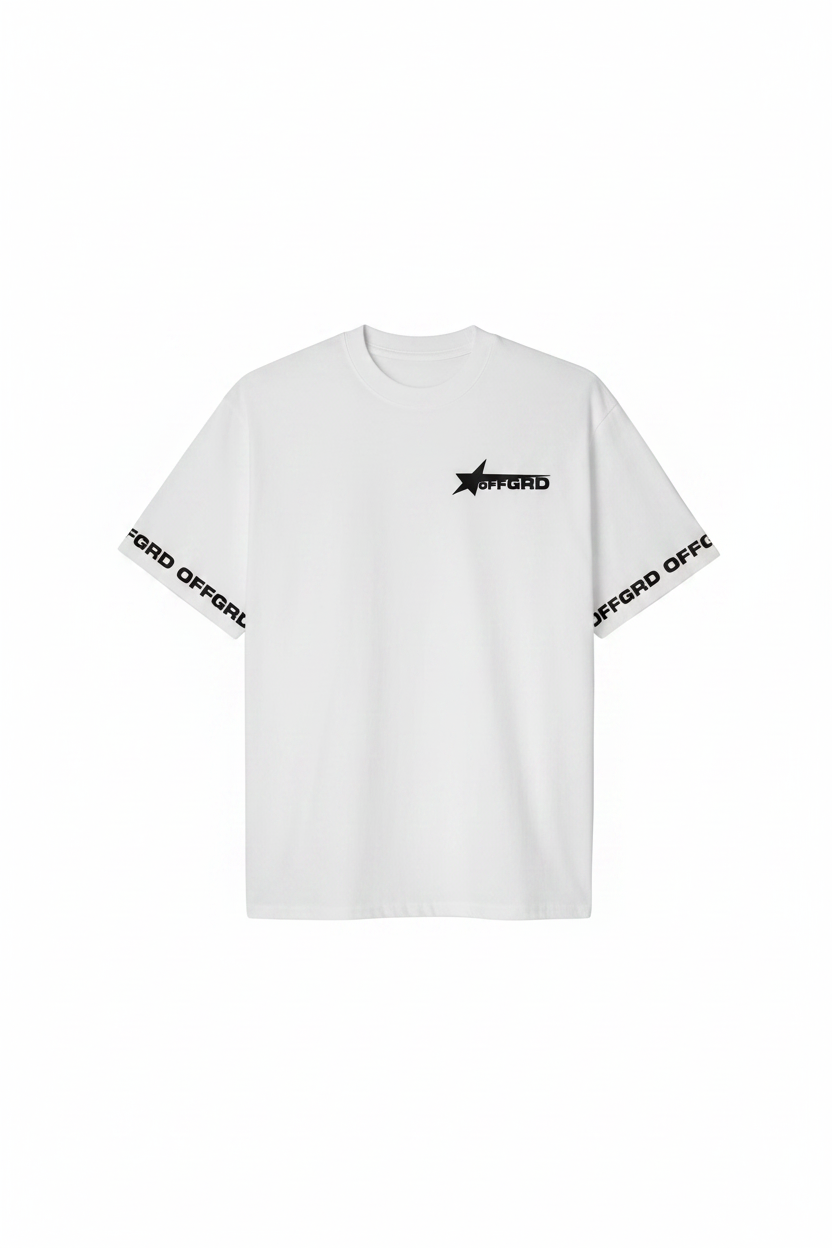 Star Logo Tee White Front