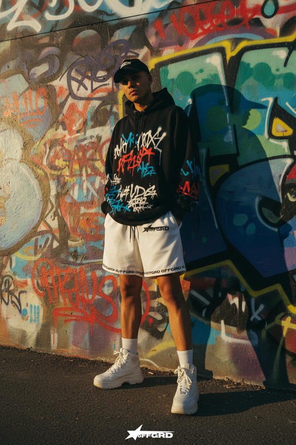 White Shorts Graffiti