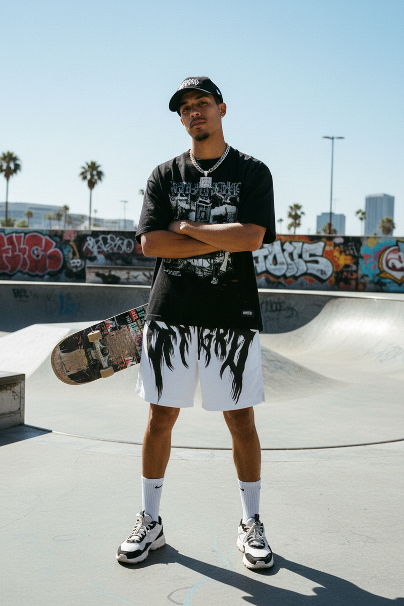 White Shorts Skatepark
