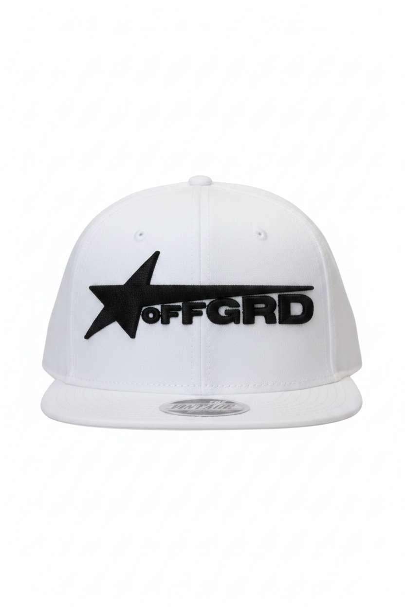White Snapback Front